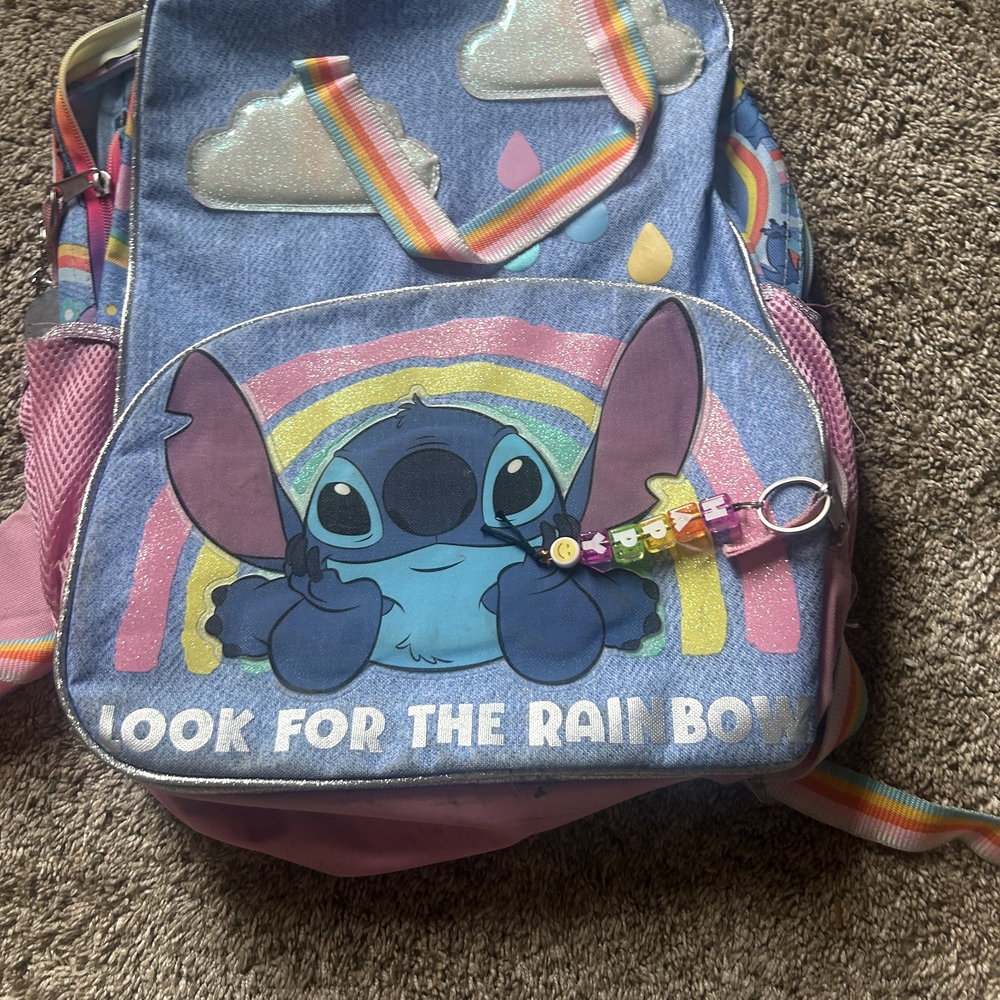 Stitch Rainbow Kids Backpack